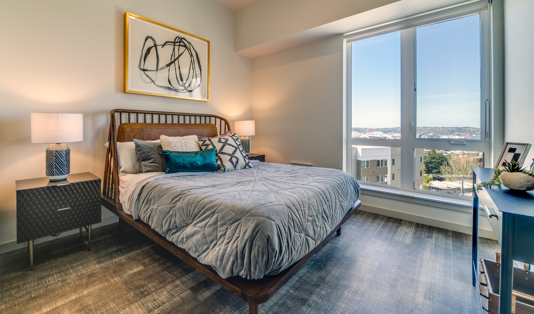 Discover the Comfort of Batik bedroom with large window